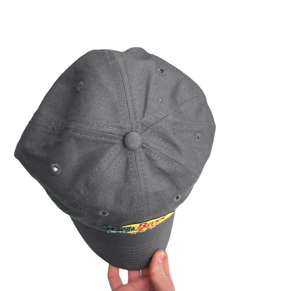 Bass Pro Shops Club Embroidered Gray Strapback Cotton Baseball Cap Hat Fishing - Picture 3 of 10